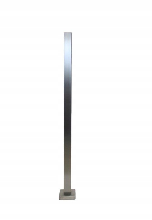Nevyzbrojený Sloupek Otevřený, Profil 40x40 x 1000 mm Nerezový