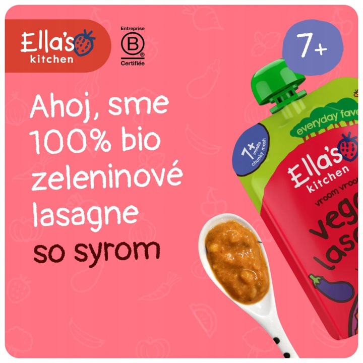 ELLA'S KITCHEN біо обід лазанья овочеві з сиром від 7 місяців 130 г — фото 8