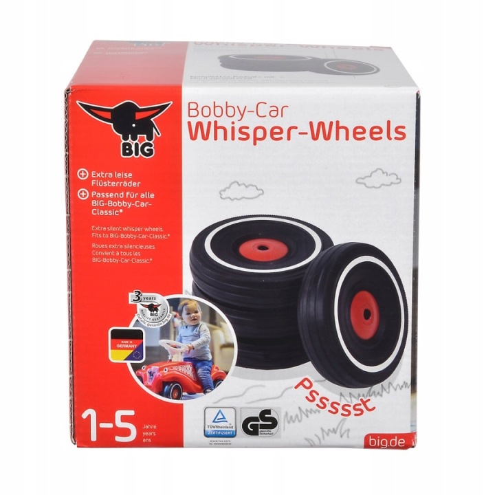 BIG 1260 колеса для каталки BOBBY CAR FLUSHER Bobby Car Whisper Wheels (вживаний) — фото 4