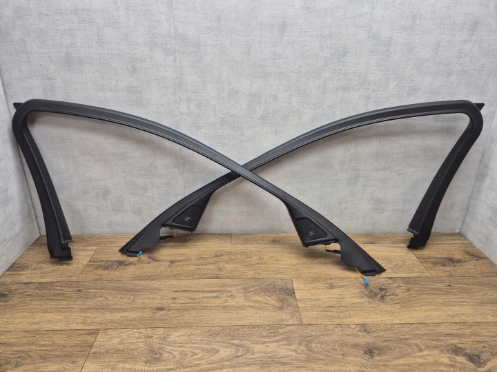 BMW F10 F11 2x cover door frame front TROJKATY speakers HARMAN 7182011