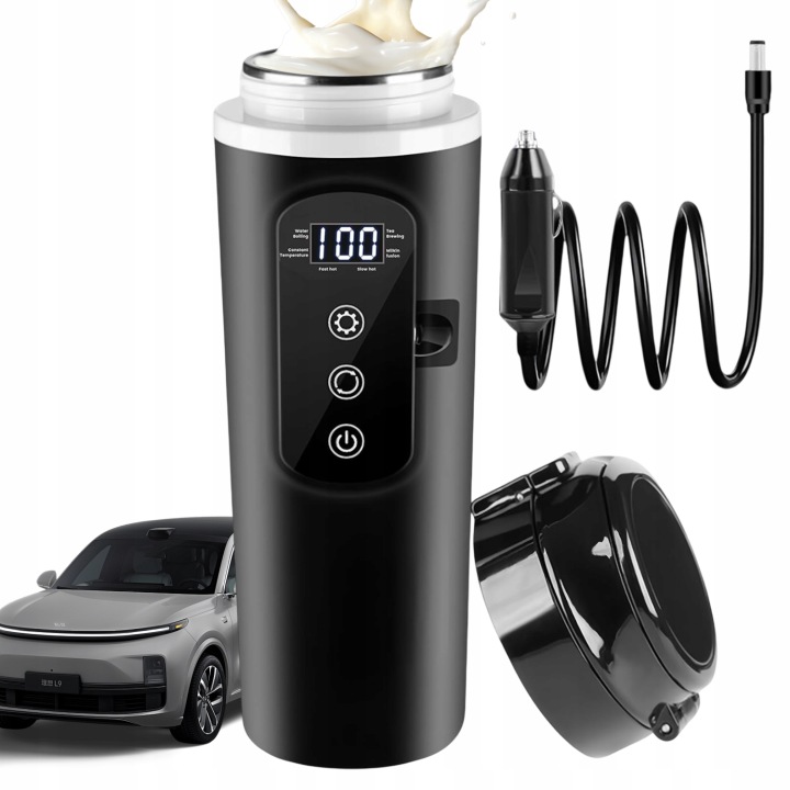 Elektrická Topná Láhev Vzduchotěsná 500 ML 12 V 24 V Cestovní