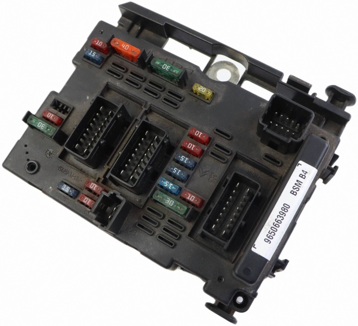 CITROEN PEUGEOT modul Skrinka riadiaca jednotka BSM 9650663980