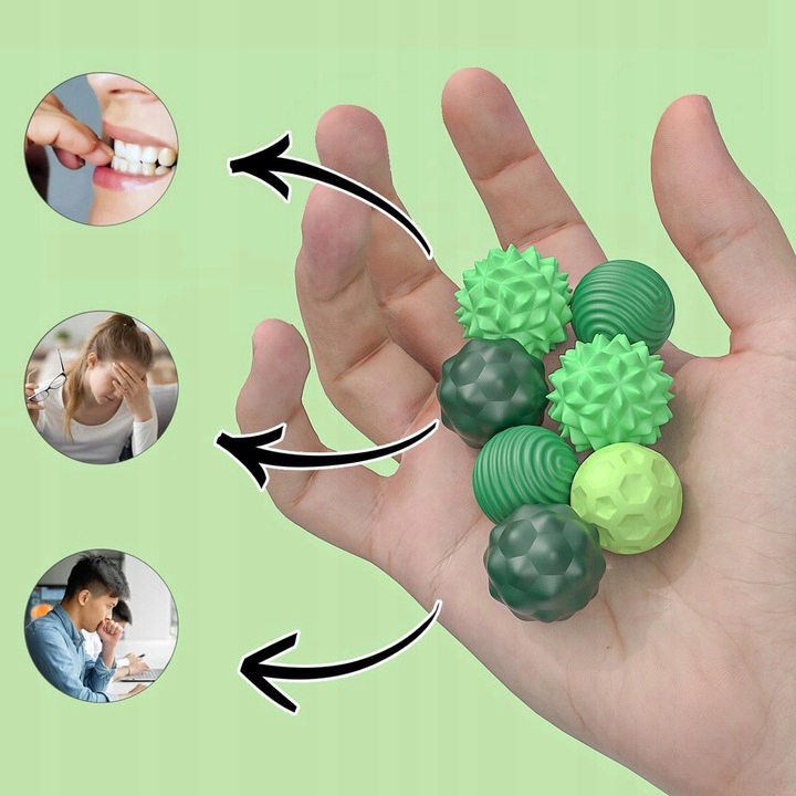 Kulki Fidget Magnetyczne 8 Szt. – Сенсорний Гаджет Антистрес