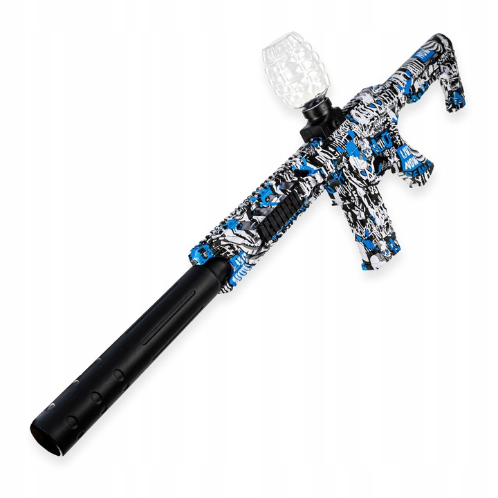 GUN RIFLE LARGE ELECTRIC M4 FOR GEL BALLS AUTOMATIC LARGE SET Kid's age 14+ years