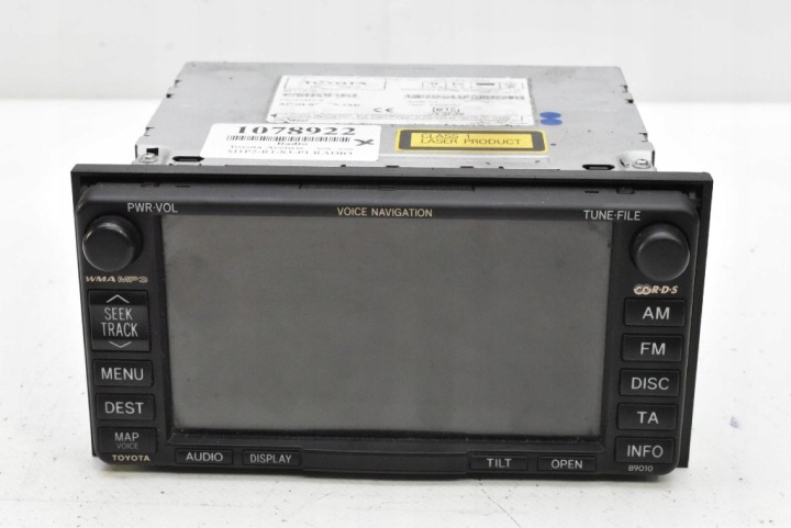 RADIO radio CD RDS 08662-00910 TOYOTA AVENSIS T25 LIFT 06-09