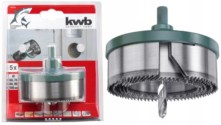 Sada děrovacích pil Einhell 5 ks 68-100 mm 49499700 Kwb