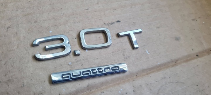 A6 C7 A7 4G EMBLEMAT LITERY jel NAPIS motorháztetök csomagtartó 3.0 TFSI QUATTRO