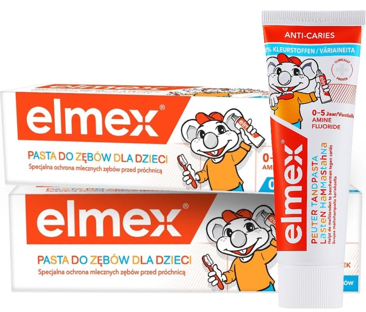 Elmex зубна паста для дітей 2x50 мл — фото 4