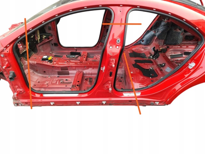 MINIGONNA sinistra RIVESTIMENTO MONTANTE media MERCEDES CLA W117 berlina (15-17) LAK: 589