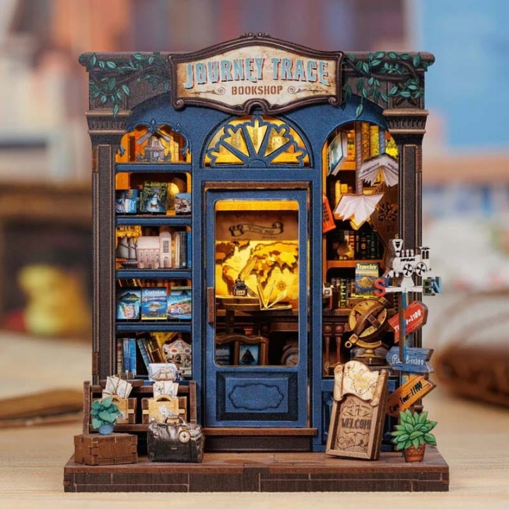Book nook DIY CuteBee Книгарня Дорожня LED 241 ел. — фото 6