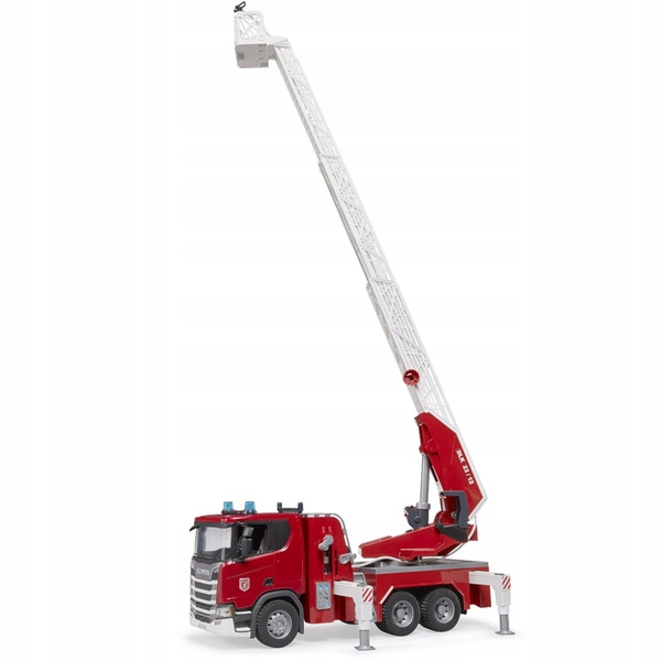 Пожежна машина Bruder Scania Super 560R 1:16 червоний — фото 9
