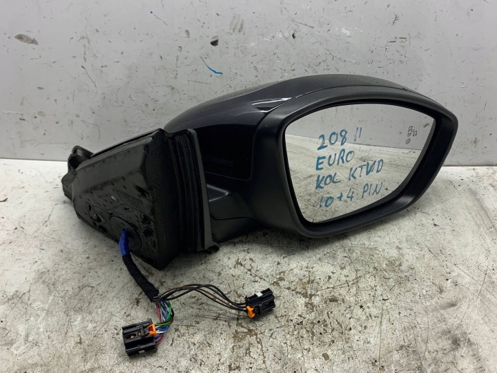 SPECCHIETTO RETROVISORE Esterne Destro 14 PIN PEUGEOT 208 II (2019-) colore KTVD EUROPA