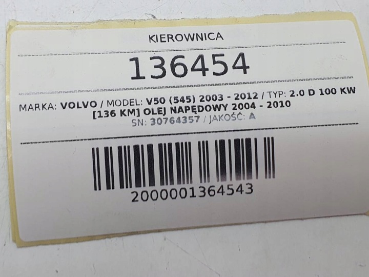 AIRBAG VOLVO V50 S40 MULTIFINATION DIRECTOR 11