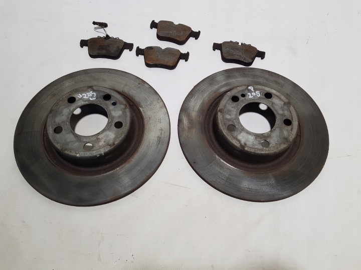 discs rear part rear. plates KOMPLET MERCEDES W205 2.2 CDI