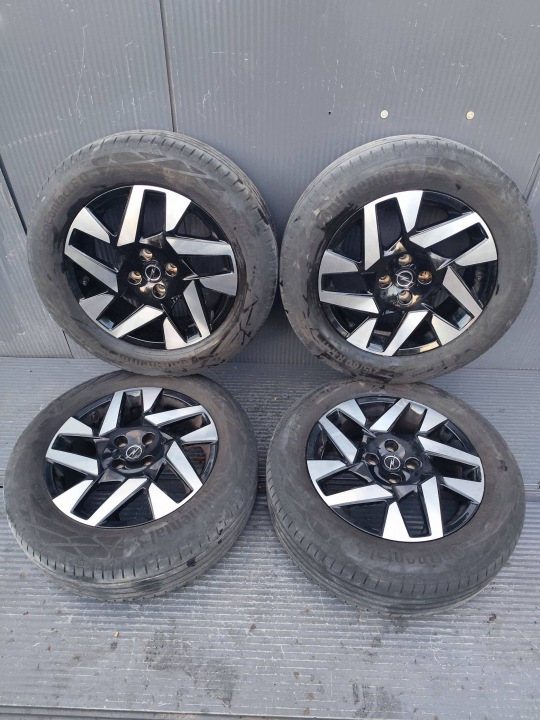 OPEL MOKKA II B reifen räder felgen ALU 215/60/17 KOMPLET ausbau