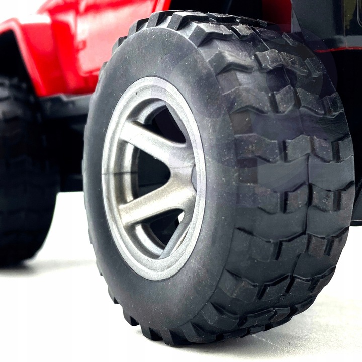 DUŻE AUTO TERENOWE JEEP SAMOCHÓD Z DŹWIĘKIEM ŚWIATŁAMI INTERAKTYWNE WOOPIE Model Terenowe