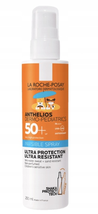 La Roche-Posay Anthelios Dermo-Pediatrics Спрей для Дітей SPF 50+ 200 мл — фото 3