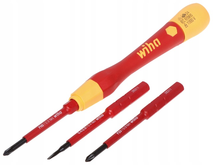 Rukojeť S Vyměnitelnými Bity WH-SB/PACK-1/4/SLIMVARIO Wiha