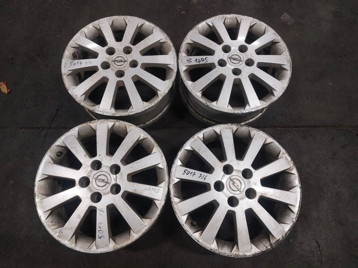 CERCHI di alluminio KOMPLET 4SZT 5X110 6Jx16 ET44 FI65,1 OPEL ZAFIRA A