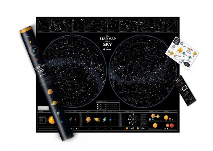 Карта зоряна неба STAR MAP OF THE SKY
