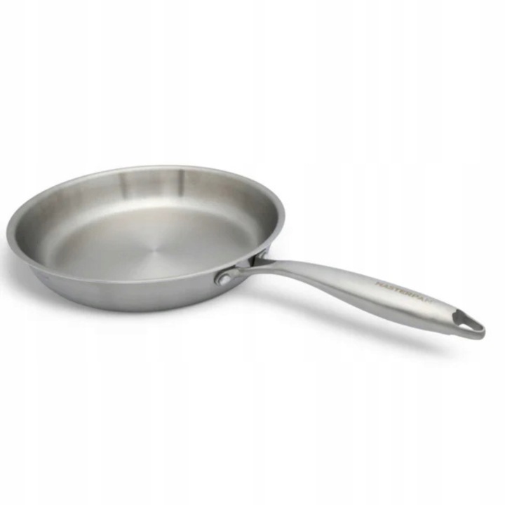 Pevná Gastronomická Pánev Z Nerezové Oceli Indukce Plyn 28 cm 3L
