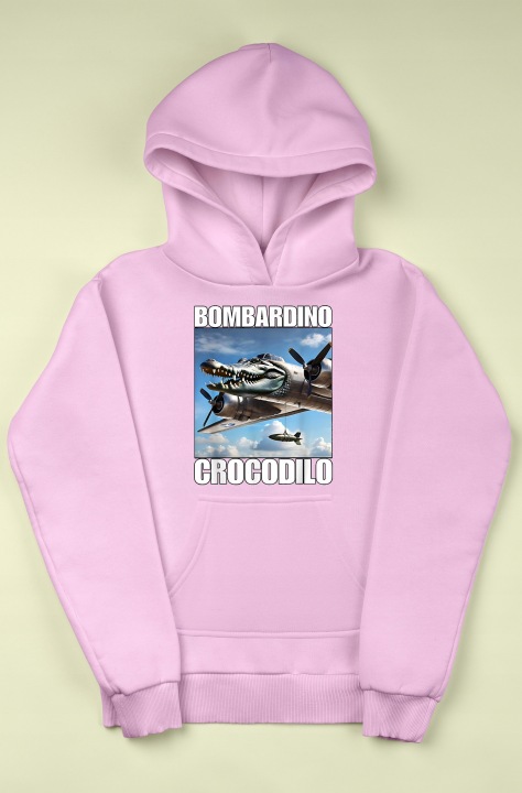 Кофта дитяча BRAINROT BOMBARDINO CROCODILO 134-140 хлоп'яча дівчача — фото 3