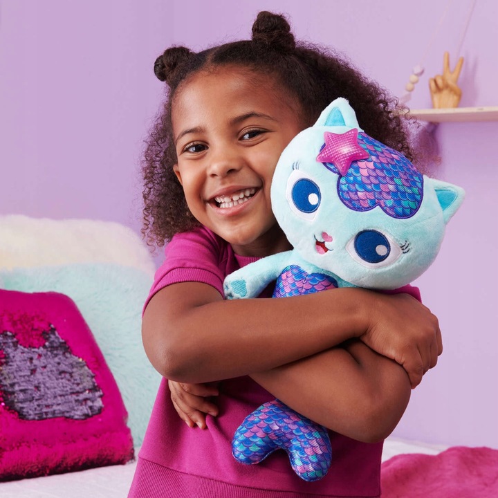 KOCI DOMEK GABI SYRENKOTKA INTERAKTYWNA MASKOTKA MÓWIĄCA ŚW + DŹW 35 CM Marka Spin Master