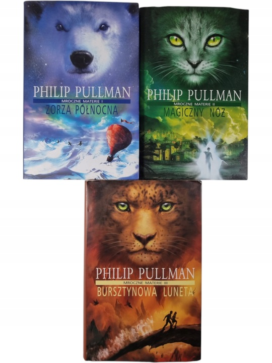 Zdjęcie egzemplarza: Mroczne Materie Tomy 1-3 / Philip Pullman komplet