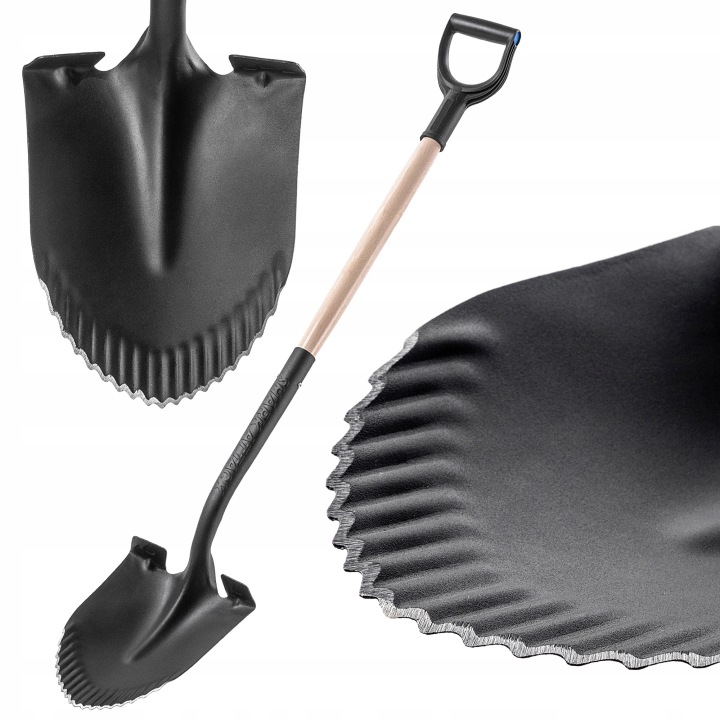 Lopata Rýč Ostrá 132 cm Pro Kopání Překopávání Zahradní S Násadou