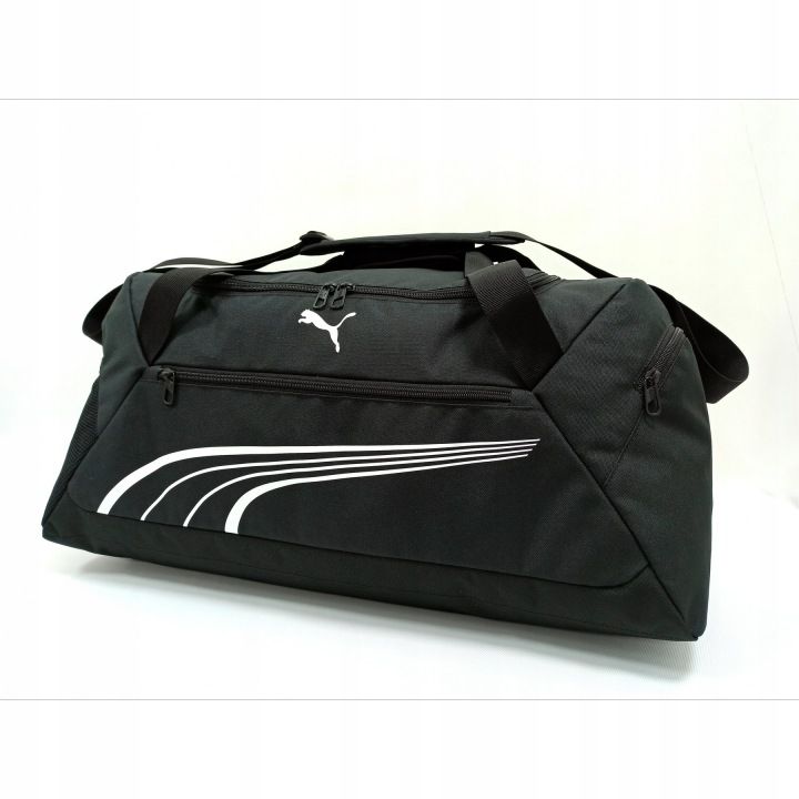 Сумка спортивна PUMA FUNDAMENTAL чорна на тренування спортзал 091189 01 м — фото 3