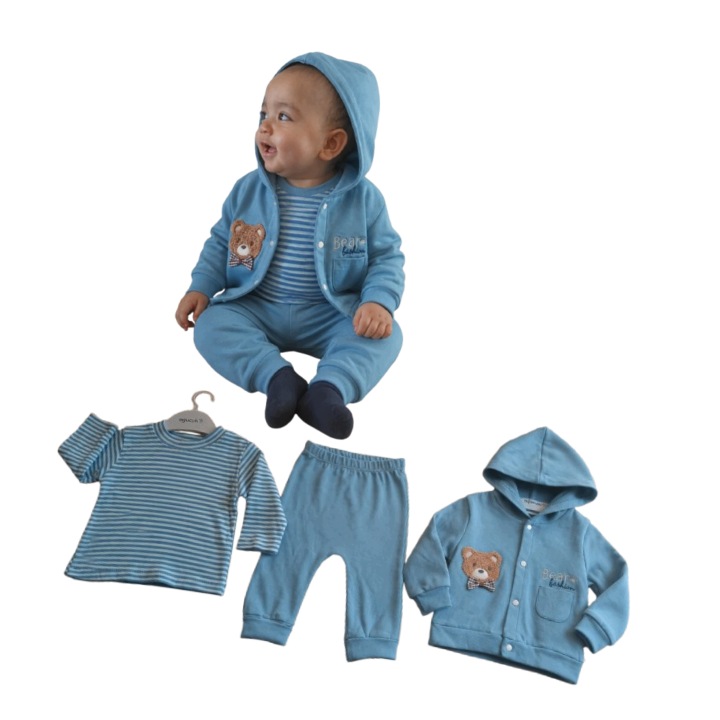 Komplet dres niemowlęcy bluza bluzka spodnie — zdjęcie 9