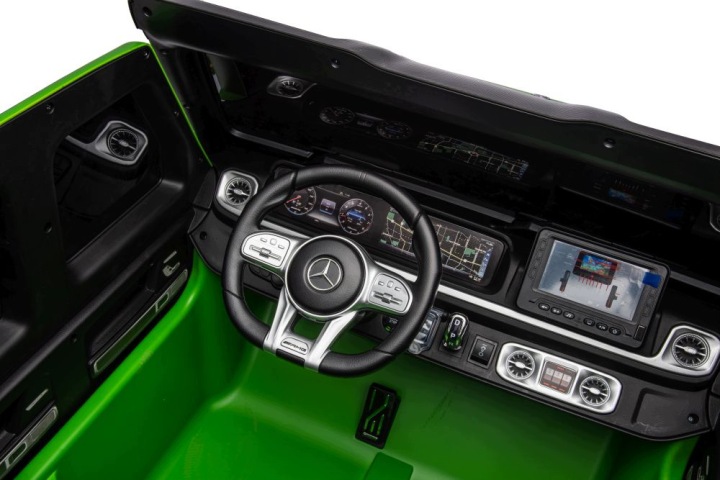 Авто на акумуляторі MERCEDES G63 зелений 24 В іграшка для дітей — фото 8