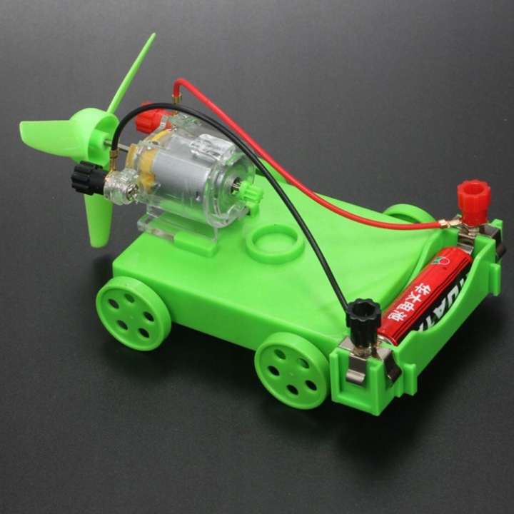 Творчий DIY Wind Power Car Science Модель розвивальна — фото 4