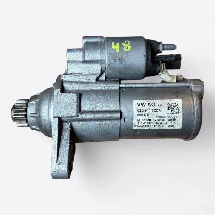 startér STARTER originál VW VOLKSWAGEN AUDI SKODA SEAT 02Z911022C