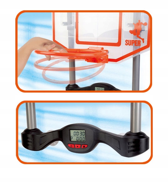 INTERACTIVE BASKETBALL BOARD FOR CHILDREN BASKET + BALL HIT COUNTER Manufacturer code 4437