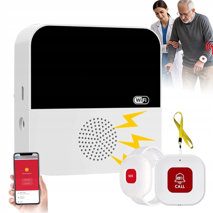 Bezdrátový alarmový set Wifi Smart omáčka s dosahem 80 m, 16 melodií Dárek