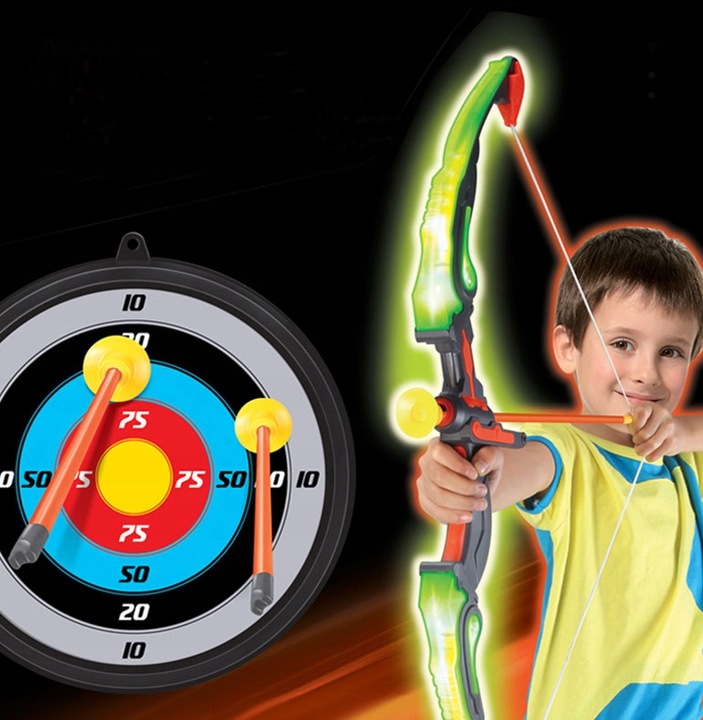 Glowing Bow LED Archery Set Arrows Target Certificates and opinions CE