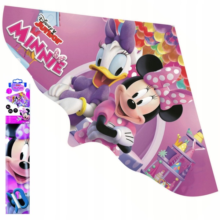 GU1186 повітряний змій MINNIE MOUSE DISNEY мінні маус 115x63 см. вік:4+ — фото 3
