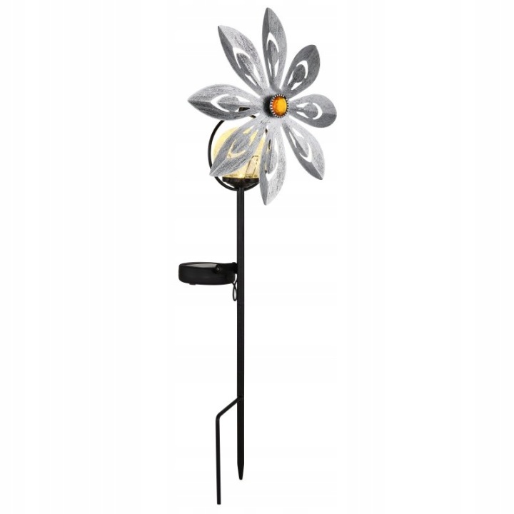 Zahradní solární svítidlo Dogrunt Silver Led IP44 Solar Globo Lighting