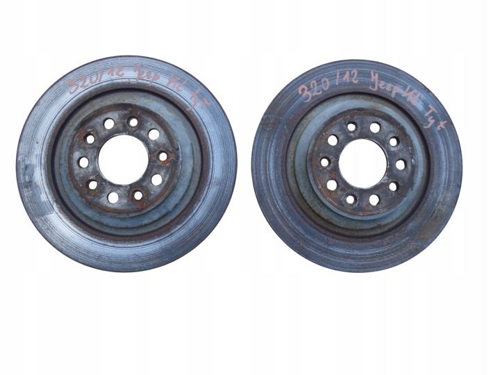 Montage Disques Frein 320mm x 12mm Arrière Arrière JEEP CHEROKEE V KL