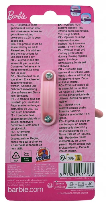 BARBIE дзвоник для велосипеда велосипедний пищалка — фото 3