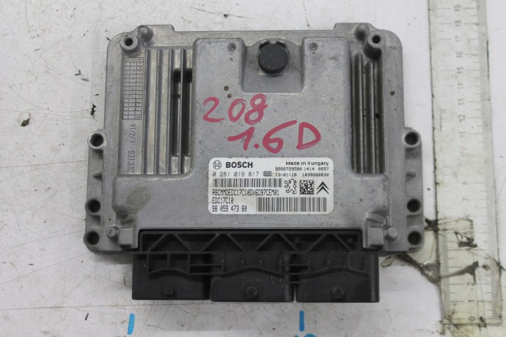 Computer DES MOTORS 9805947380 PEUGEOT 208 und 1.6 EHDI