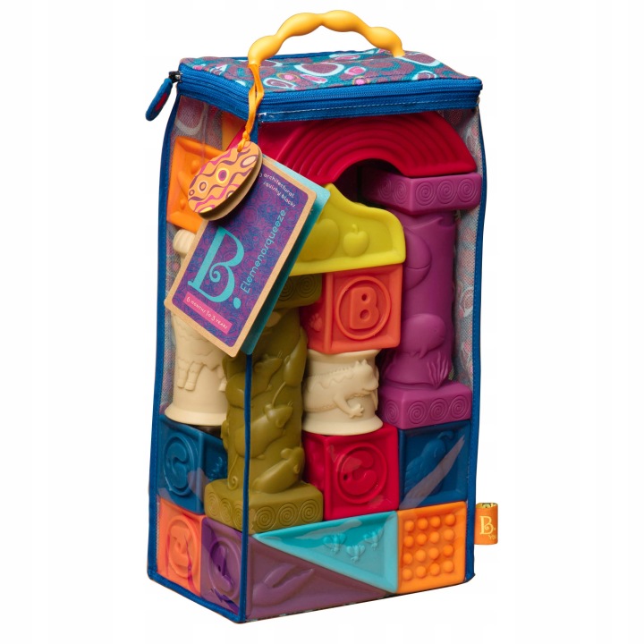 B. TOYS Elemenosqueeze конструктор м'який набір великий — фото 2