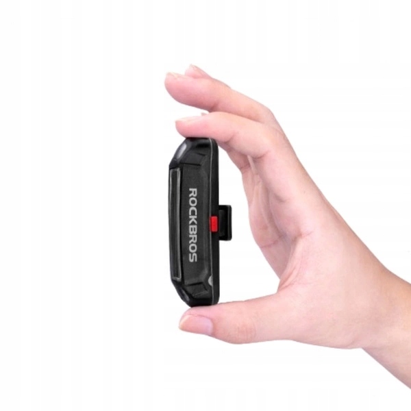 Lampka rowerowa tylna LED USB міцна водонепроникна на підсідельний штир велосипедну чорна — фото 6
