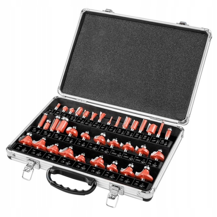 Graphite Frézy vidličkové stopkové 8mm 35 ks 56H240