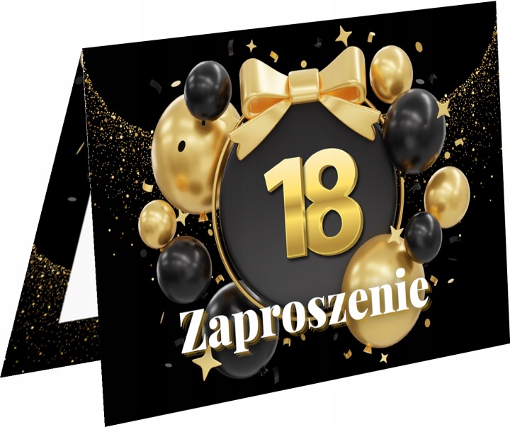 Запрошення на день народження вісімнадцятий 18STKA 18 запрошення на день народження