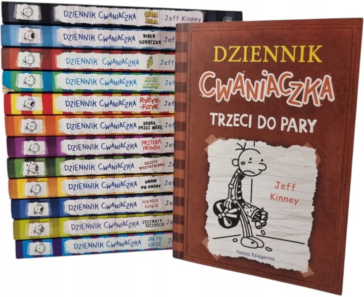 Zdjęcie egzemplarza: Dziennik Cwaniaczka / zestaw 13 książek / Jeff Kinney