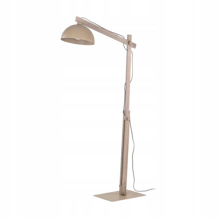 Stojací podlahová lampa Béžová E27 180 cm Kovová Oslo Tk Lighting