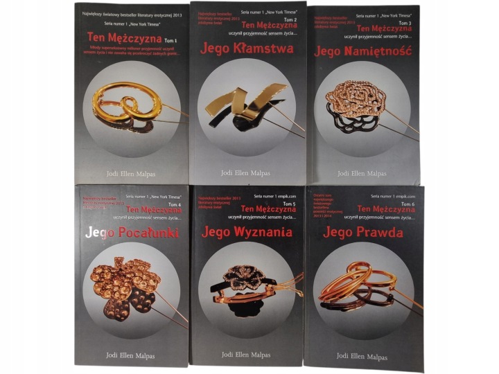 Zdjęcie egzemplarza: Ten Mężczyzna Tomy 1-6 / Jodi Ellen Malpas / zestaw książek romans
