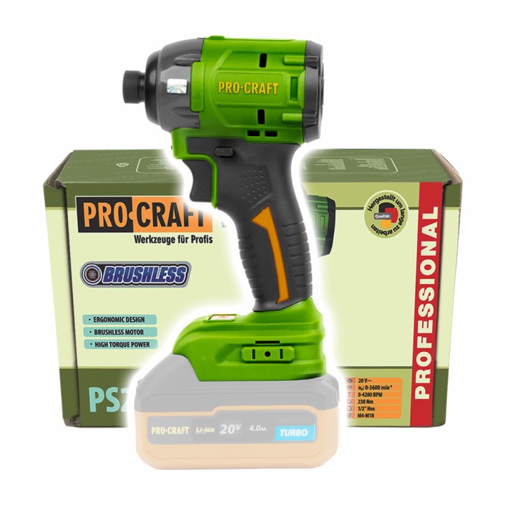 Akumulátorový rázový utahovák Procraft PS22 Body